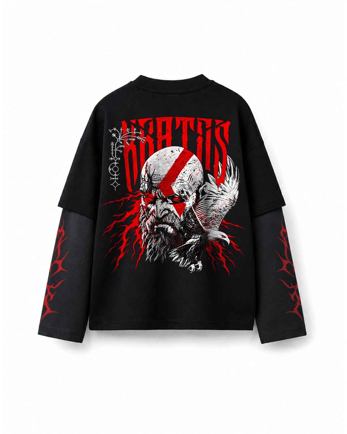 God of War Kratos Long Sleeve Tee