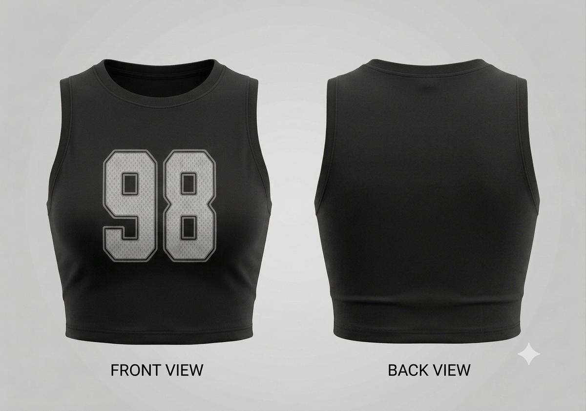 Women's Sports Crop Top product detail | ZEYRAVO
