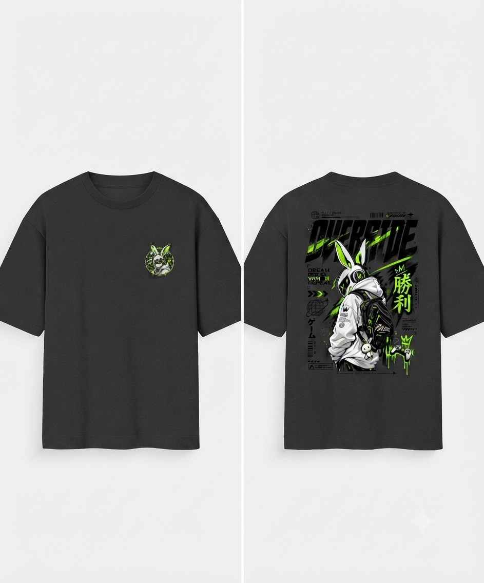Men's Oversized Standard T-Shirt – Black