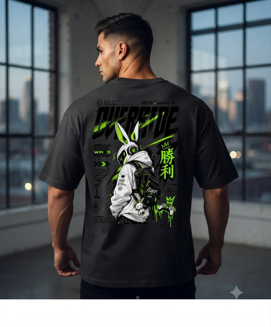 Men's Oversized Standard T-Shirt – Black